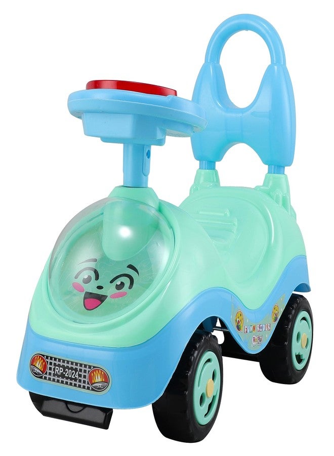 JoyRide Fun Rider Ride on & Car for Kids with Light,Music & Horn Steering, Push Car for Baby with Backrest, Safety Guard & Big Wheels, Ride on for Kids 1 to 3 Years Upto 25 Kgs (Blue) - Image 1